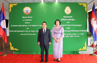 Lao, Cambodian Audit Bodies Deepen Cooperation Through High-Level Visit